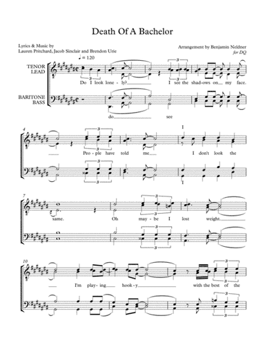 Death Of A Bachelor (arr. Benjamin Neldner)