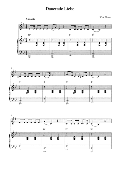 Dauernde Liebe (arr. Kaiserin Rebecca)