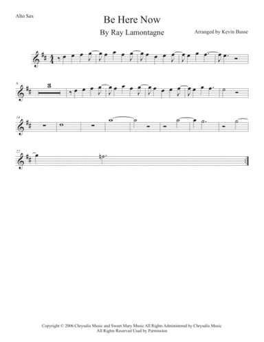 Be Here Now (arr. Kevin Busse)