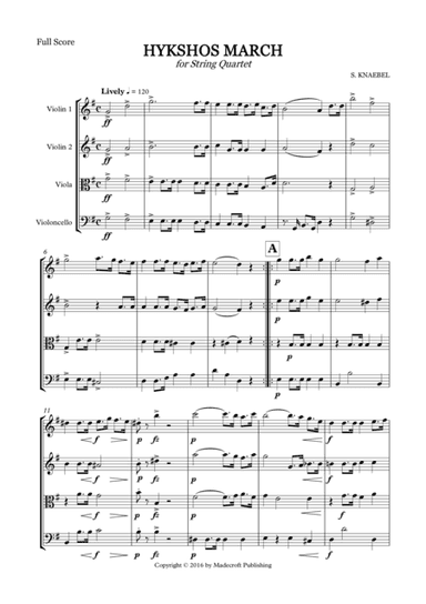 Hykshos March for String Quartet (arr. Martin Todd)