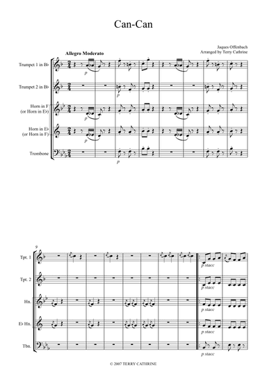 Can-Can (arr. Terry Cathrine)
