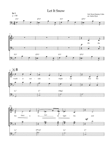 Let It Snow! Let It Snow! Let It Snow! (arr. Jamie Dyer)