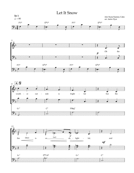 Let It Snow! Let It Snow! Let It Snow! (arr. Jamie Dyer)