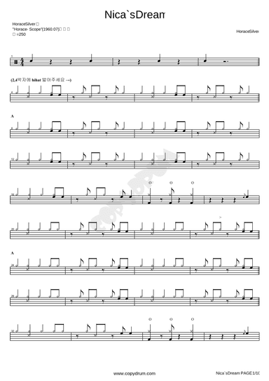 Nica's Dream (arr. COPYDRUM)