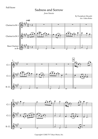 Sadness And Sorrow (arr. Fabio Britto)
