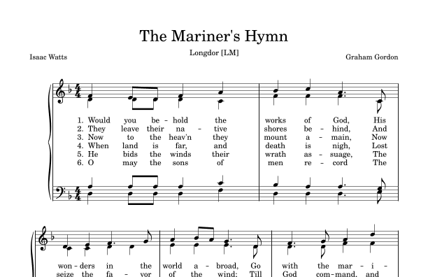 The Mariner's Hymn