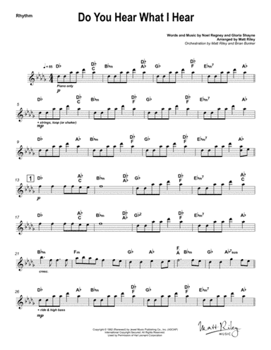 Do You Hear What I Hear (arr. www.mattrileymusic.com)
