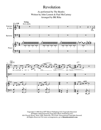 Revolution (arr. BK Riha / Brandy Kay Riha)