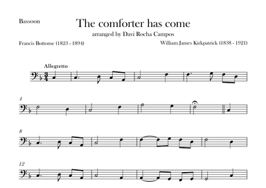 The comforter has come (arr. Davi Rocha Campos)