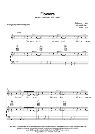 Flowers (arr. Samuel Sequeira)