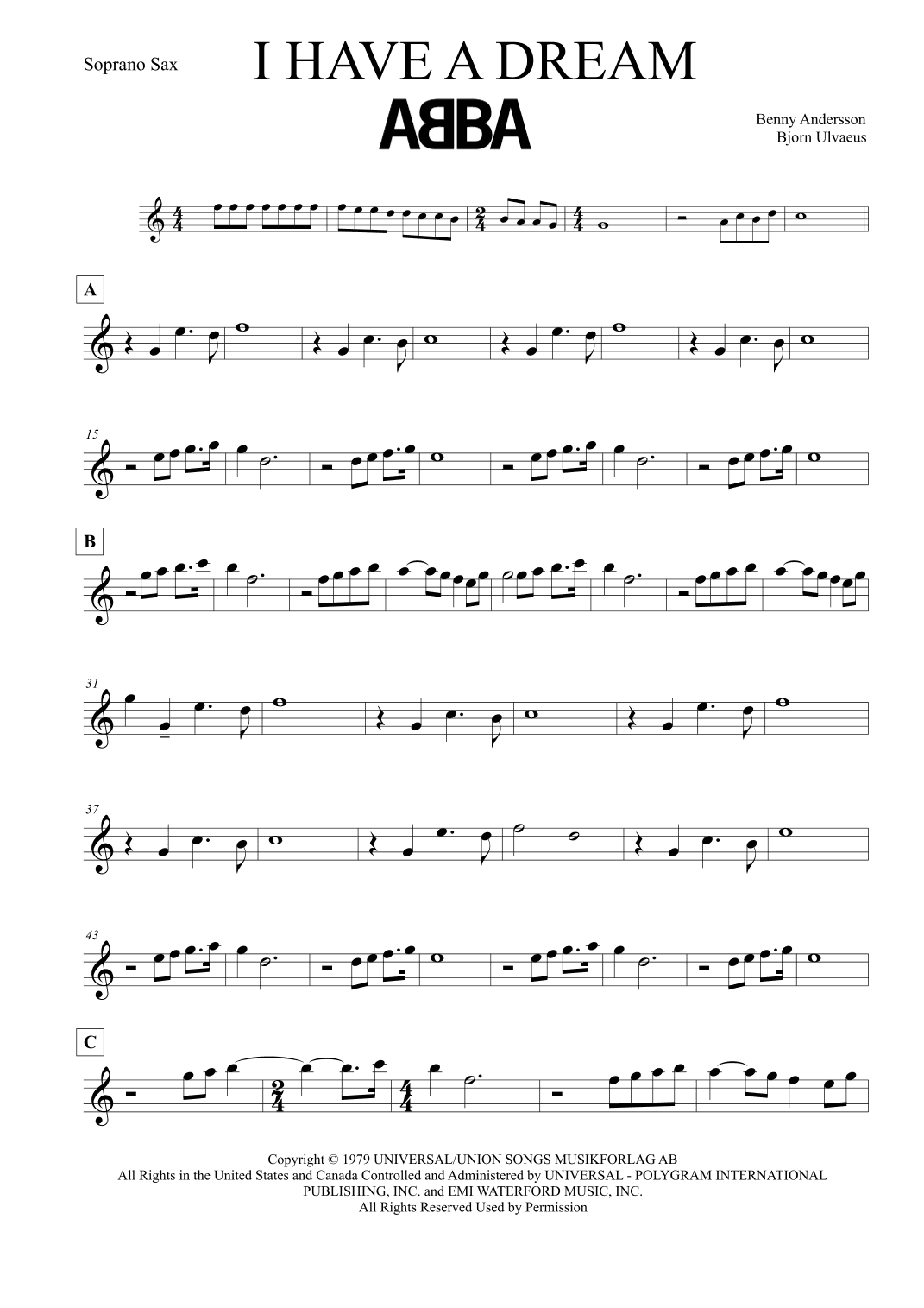 I Have A Dream (arr. Leo Silva)