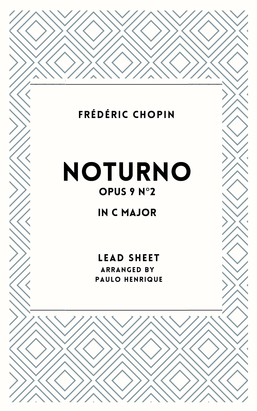 Noturno Opus 9 N°2 (arr. Paulo Henrique)