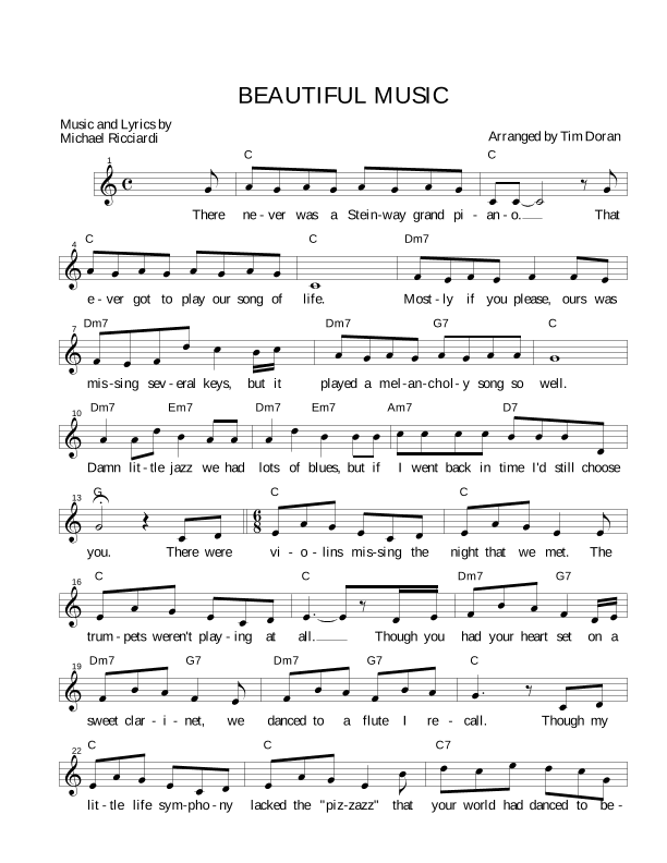 BEAUTIFUL MUSIC