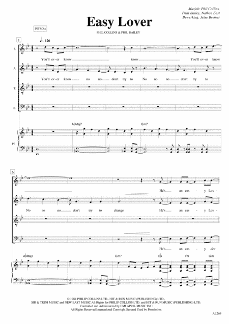 Easy Lover (arr. Jetse Bremer)