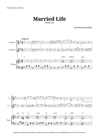 Married Life (arr. Langanho)