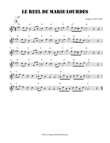 LE REEL DE MARIE-LOURDES