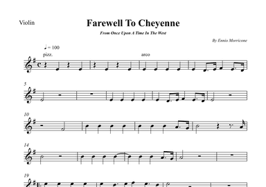 Farewell To Cheyenne (arr. Wesley S. SIlva)