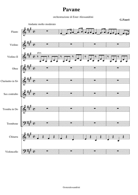 Pavane (arr. Ester Alessandrini)