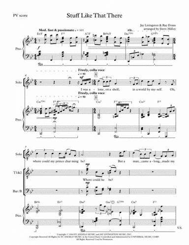 Stuff Like That There (arr. Steve Milloy)