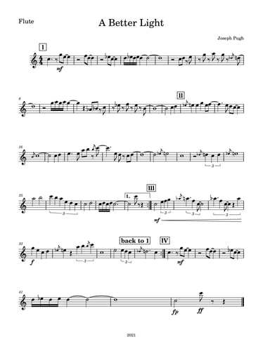 A Better Light (Jazz Band-Flute Solo)