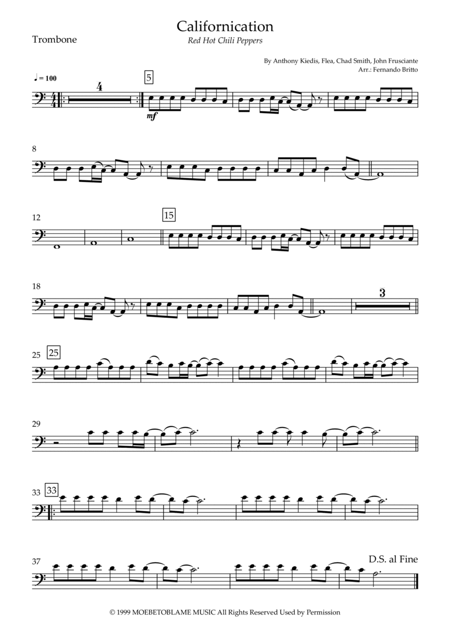 Californication (arr. Fernando Britto)