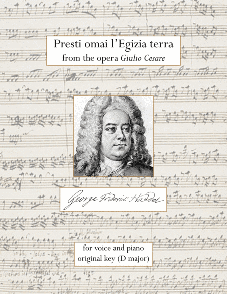 Presti omai l’Egizia terra (arr. (Editor) Lee G. Barrow)