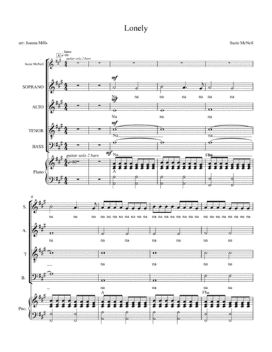 Lonely Are You Coming Home (arr. Joanna Mills for newchoir)