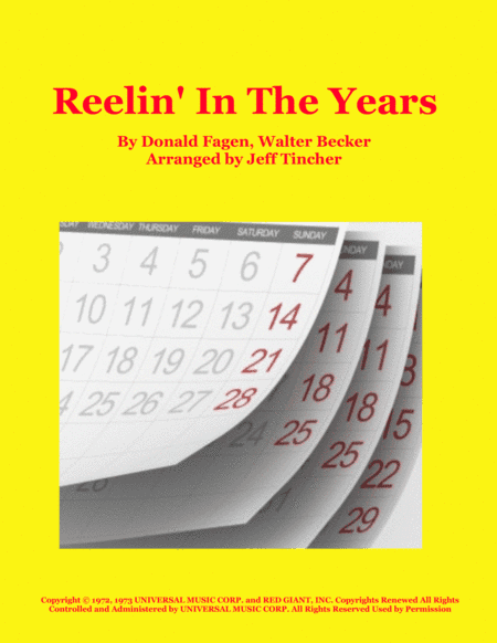 Reeling In The Years (arr. Jeff Tincher)