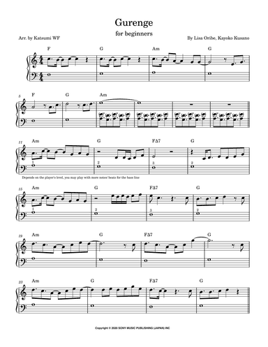 Gurenge (arr. Katsumi WF)