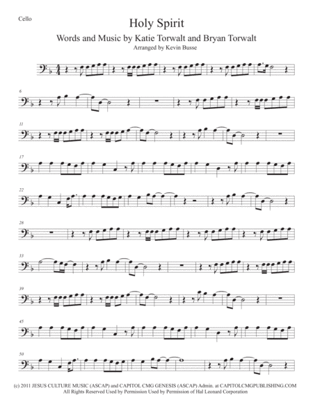 Holy Spirit (arr. Kevin Busse)