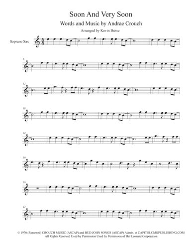 Soon And Very Soon (arr. Kevin Busse)