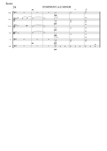 SYMPHONY in E minor 1st Movement
