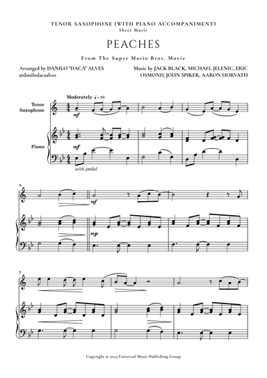 Peaches (arr. Danilo "Daca" Alves)