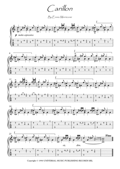 Carillon (arr. PianoSheetNow)