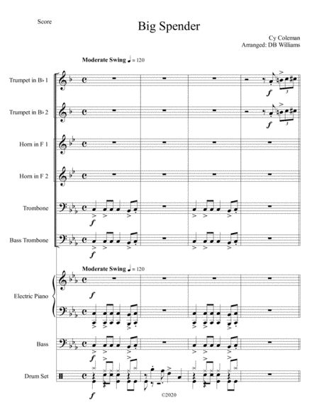 Big Spender (arr. DB Williams)