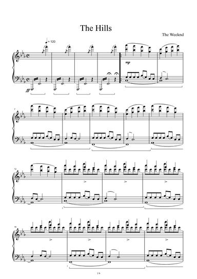 The Hills (arr. The Weeknd)