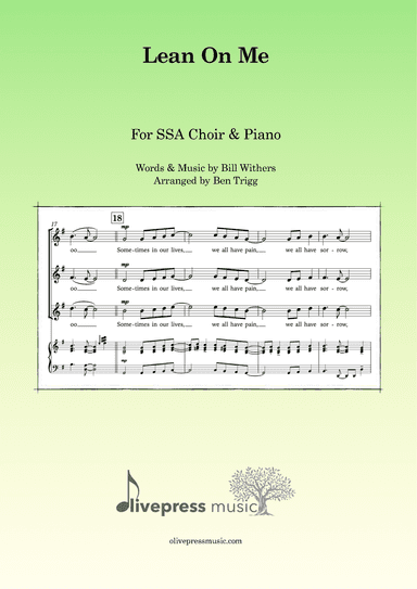 Lean On Me (arr. Ben Trigg)