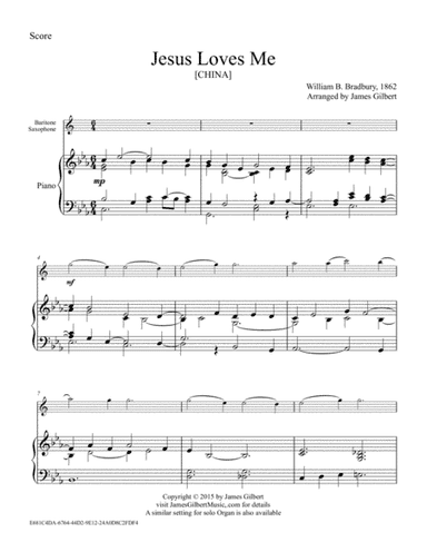 Jesus Loves Me (arr. James Gilbert)
