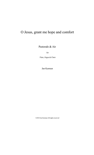 Pastorale & Air, Music for Advent