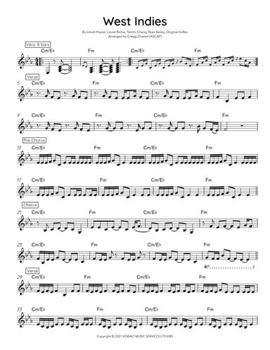 West Indies (arr. Gregg Charest)