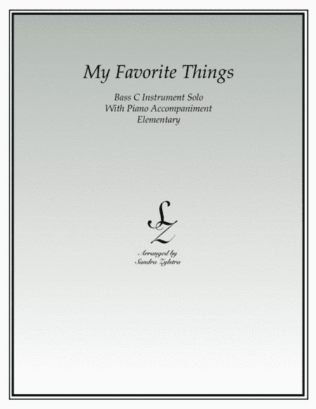My Favorite Things (arr. Sandra Zylstra)