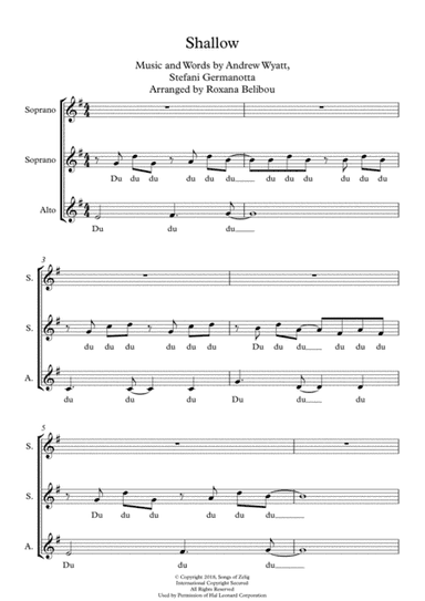 Shallow (arr. Roxana Belibou)