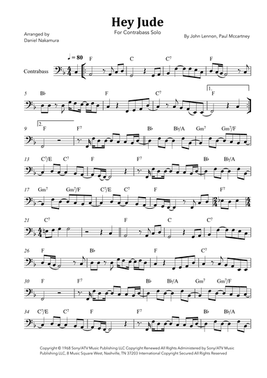 Hey Jude (arr. Daniel Nakamura)