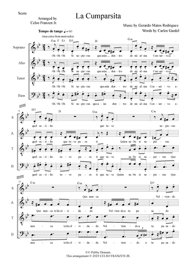 La Cumparsita (arr. Celso Franzen Jr.)
