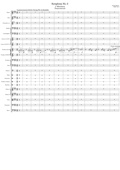 Symphony No. 5 (1st Movement) (arr. Zachary Corbett)