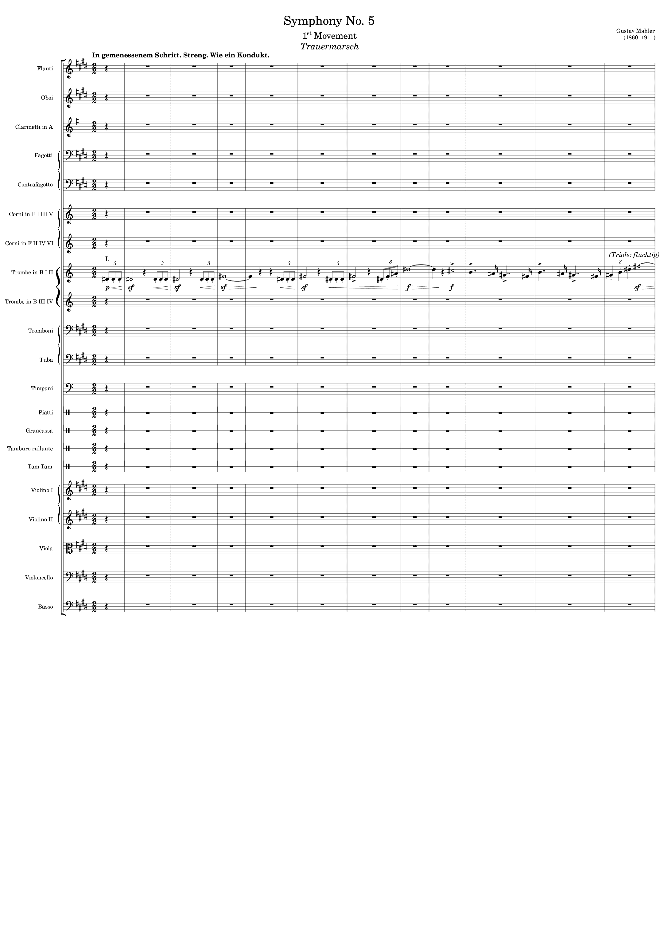 Symphony No. 5 (1st Movement) (arr. Zachary Corbett)