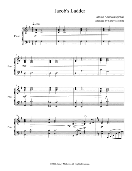 Jacob's Ladder (arr. Sandy McIntire)