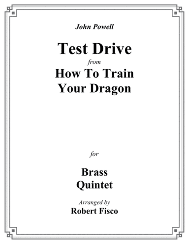 Test Drive (arr. Robert Fisco)