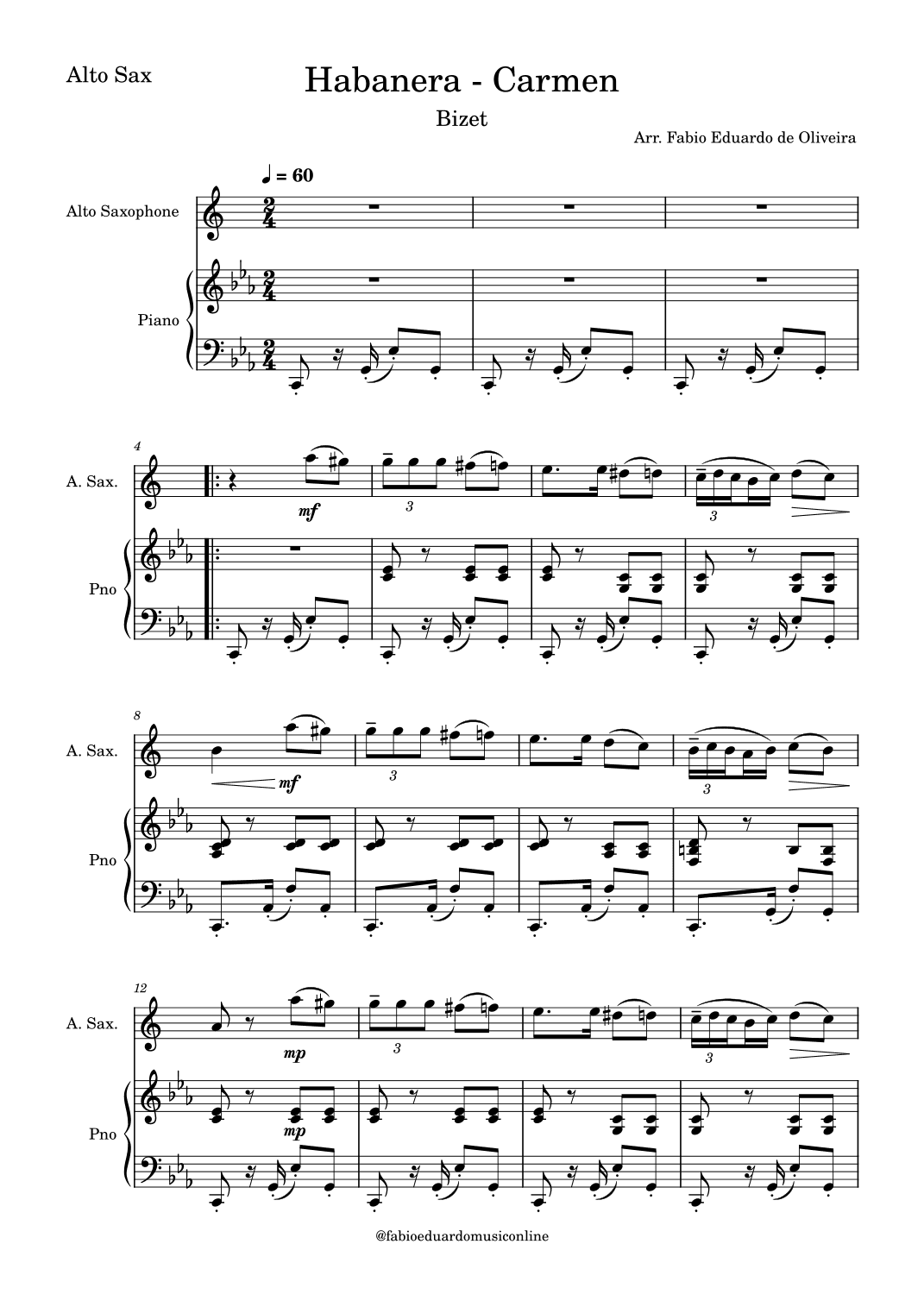 Habanera - Carmen (arr. Fabio Eduardo de Oliveira)