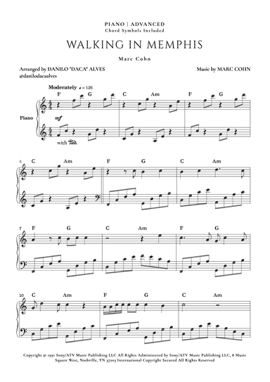 Walking In Memphis (arr. Danilo "Daca" Alves)